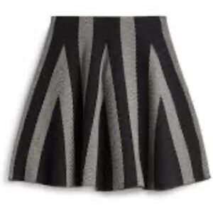 Primark Black and Cream Mini Skirt